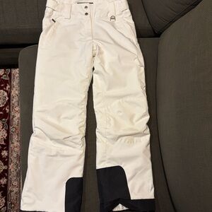 Sunice Kids White and Black Snow Pants